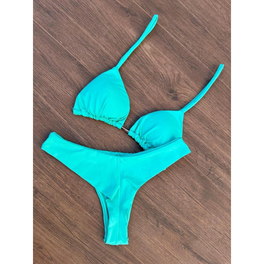 BIQUÍNI CORTININHA VERÃO MODA PRAIA BARATO ASA DELTA FIO DUPLO BOJO REMOVÍVEL PMG
